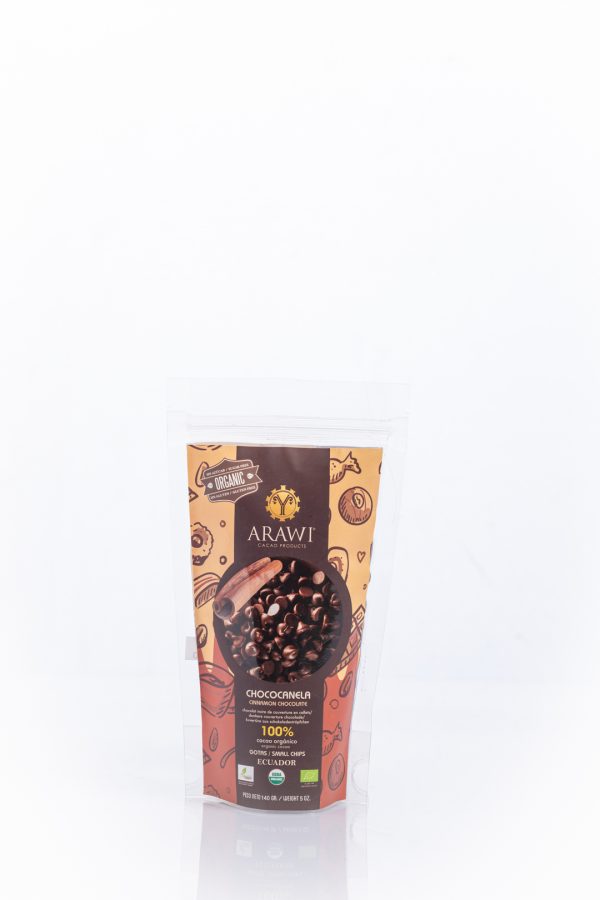 Gotas de Chocolate 100% Cacao con Canela