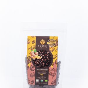 Gotas de Chocolate 70 % Cacao con Jengibre