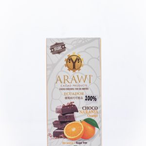 ChocoNaranja 100% cacao , Sin Azúcar