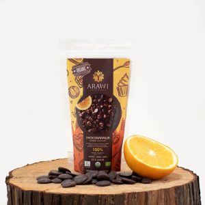 Choco Naranja 100% Cacao en mini gotas ( Sin Azúcar )